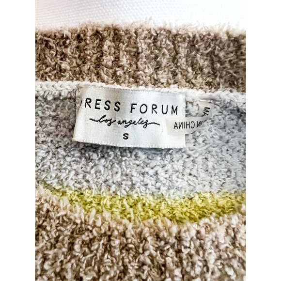 Dress Forum LA Striped Boucle Sweater Size Small NWOT - Picture 5 of 7